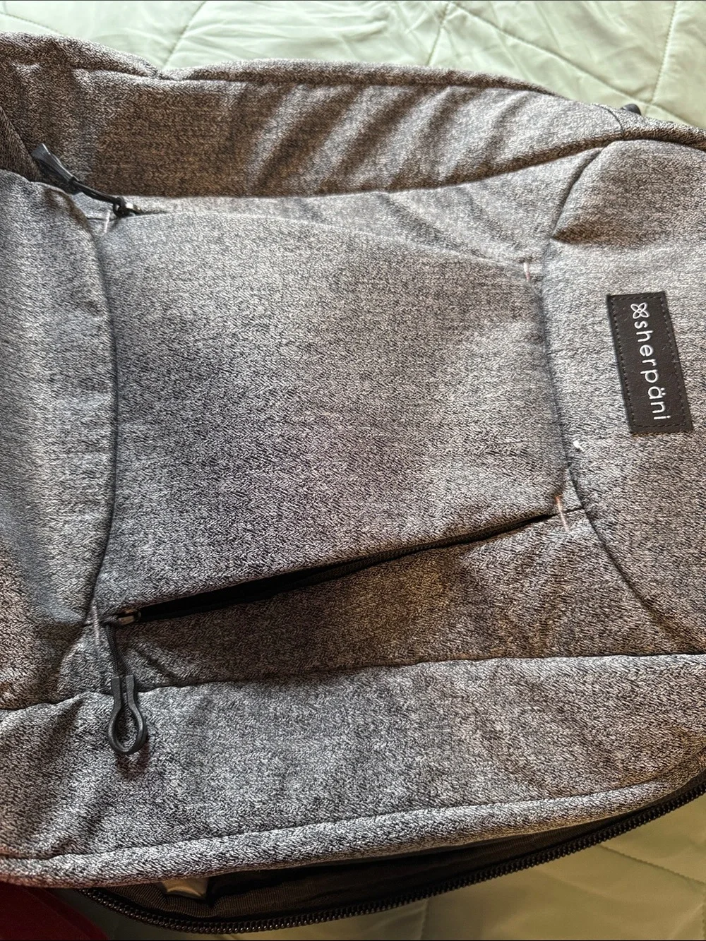 Sherpani Gray Heather Travel Backpack